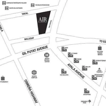 Makati 1Br With Skyline View At Air Residences