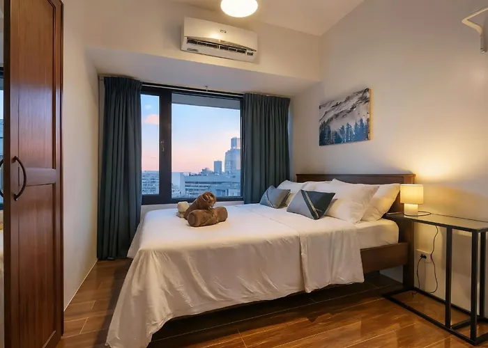Makati 1br With Skyline View At Air Residences Guest house *