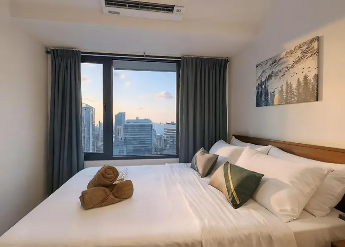 Makati 1br With Skyline View At Air Residences * Manila