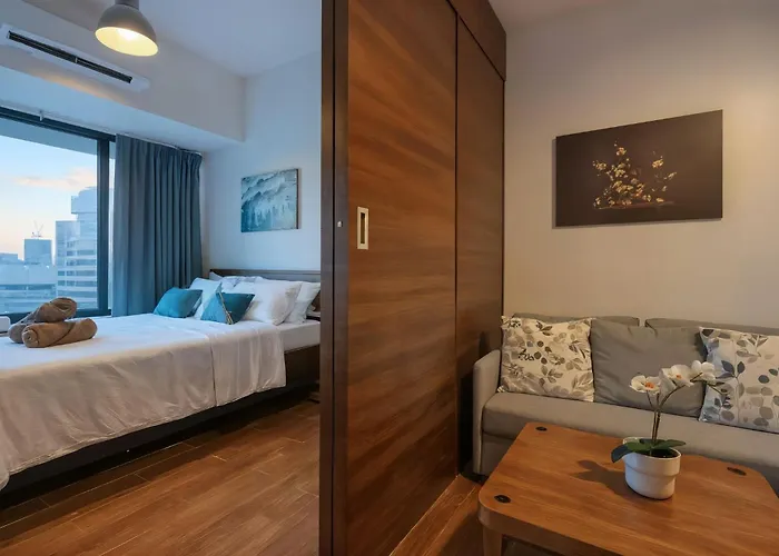 Guest house Makati 1br With Skyline View At Air Residences *